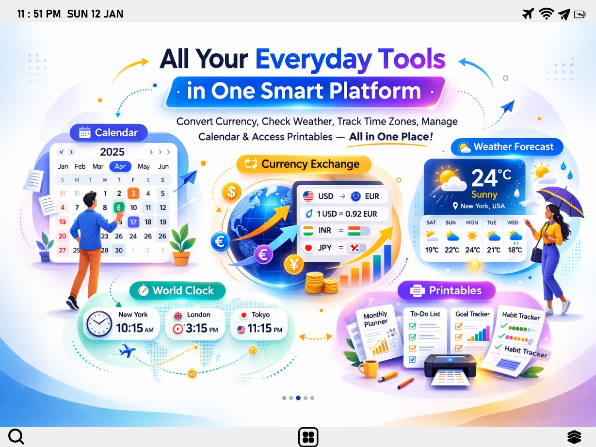 Timedater 2 free time and date tools online