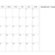 Black and White Minimalist 2026 Year Monthly Calendar Planner May Black and White Minimalist 2026 Year Monthly Calendar Planner May