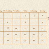 Brown Monthly 2026 Calendar may Brown Monthly 2026 Calendar may