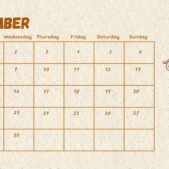 Brown Monthly 2026 Calendar september Brown Monthly 2026 Calendar september