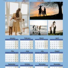 Customizable photos 2026 Yearly Calendar