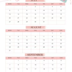 2026 Three Month Calendar Q3-1
